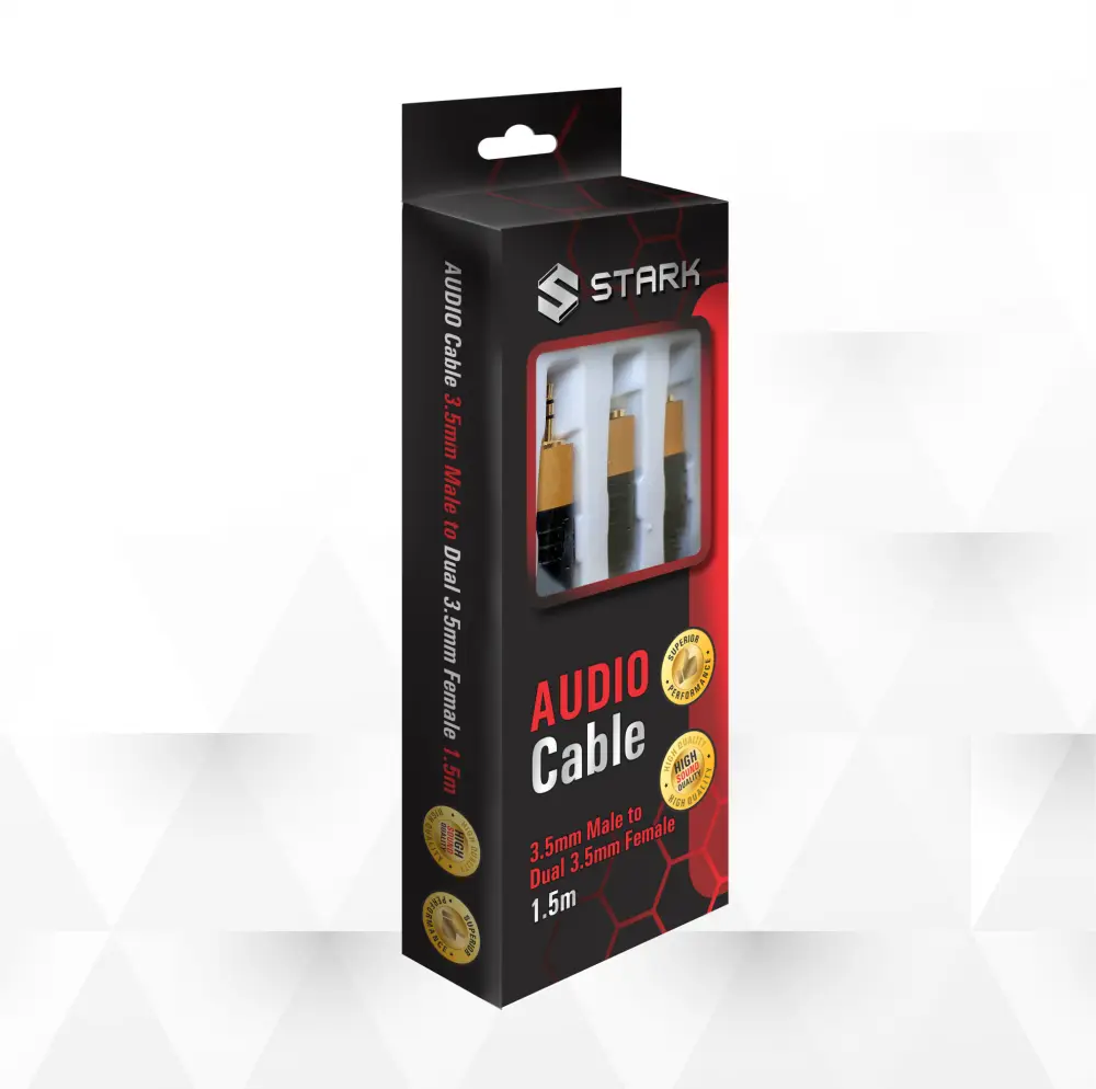 Kabl Stark Audio 3.5mm Stereo na 2x3.5mm Stereo