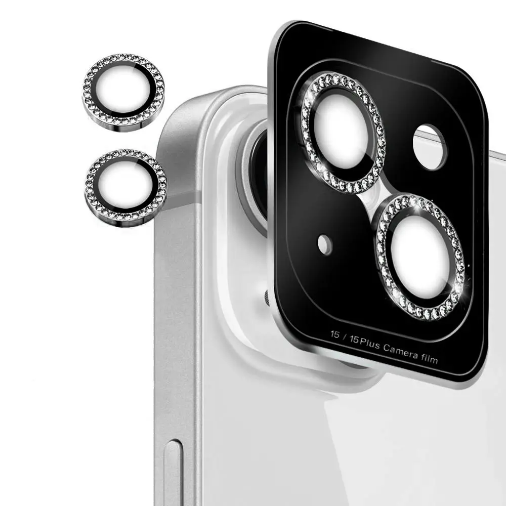 Zastita za Kameru Diamond za Iphone 15 6.1 Crna
