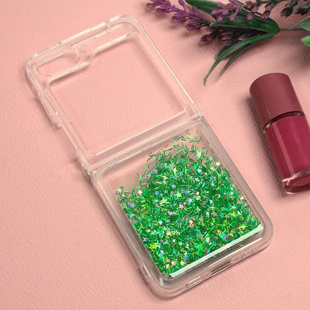 Torbica Glitter za Samsung F731B Galaxy Z Flip 5 5G Zelena