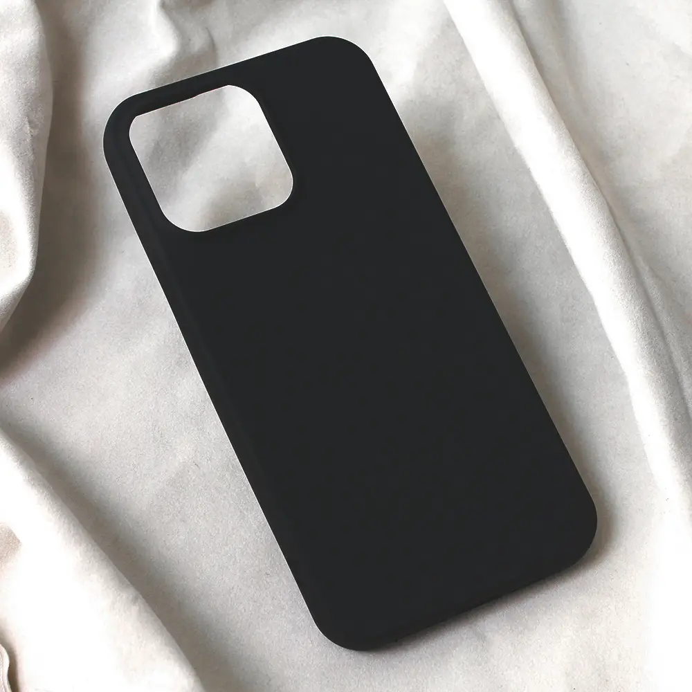 Torbica Teracell Soft Velvet za Iphone 15 Pro Max 6.7 Crna