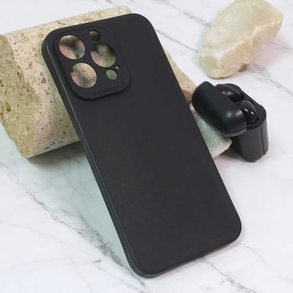 Torbica 3D Camera za Iphone 15 Pro Max 6.7 Crna