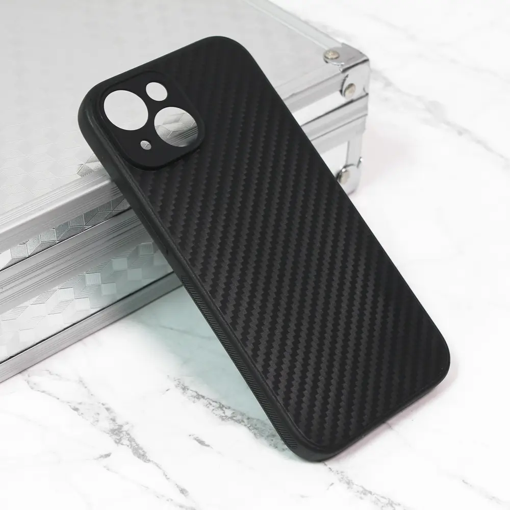 Torbica Carbon Fiber za Iphone 15 6.1 Crna