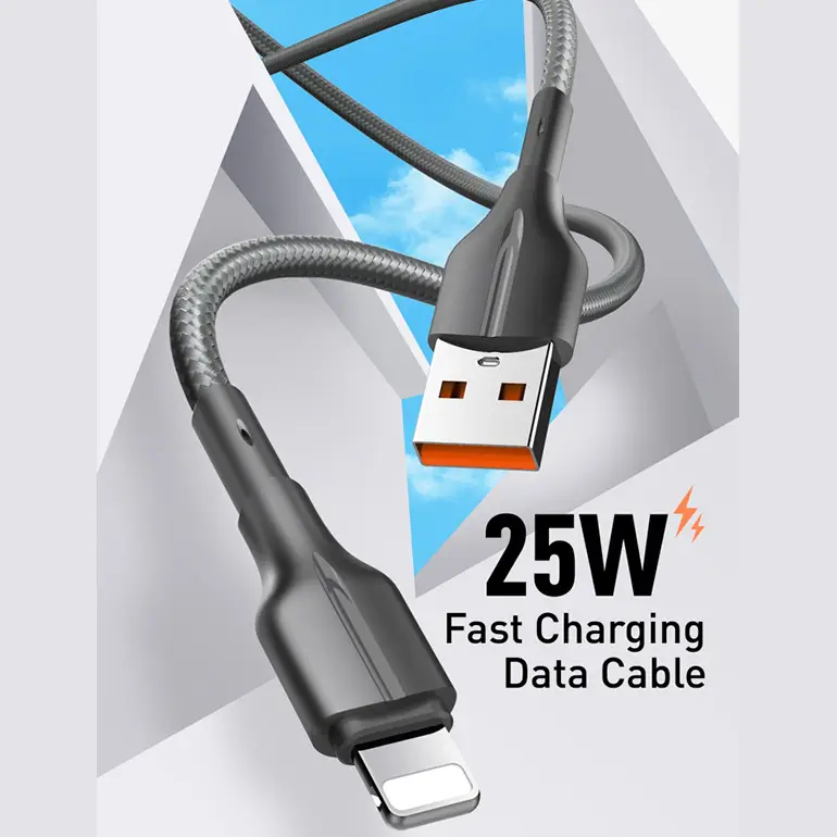Data Kabl Ldnio LS851 25W Fast Iphone Lightning Sivi 1M