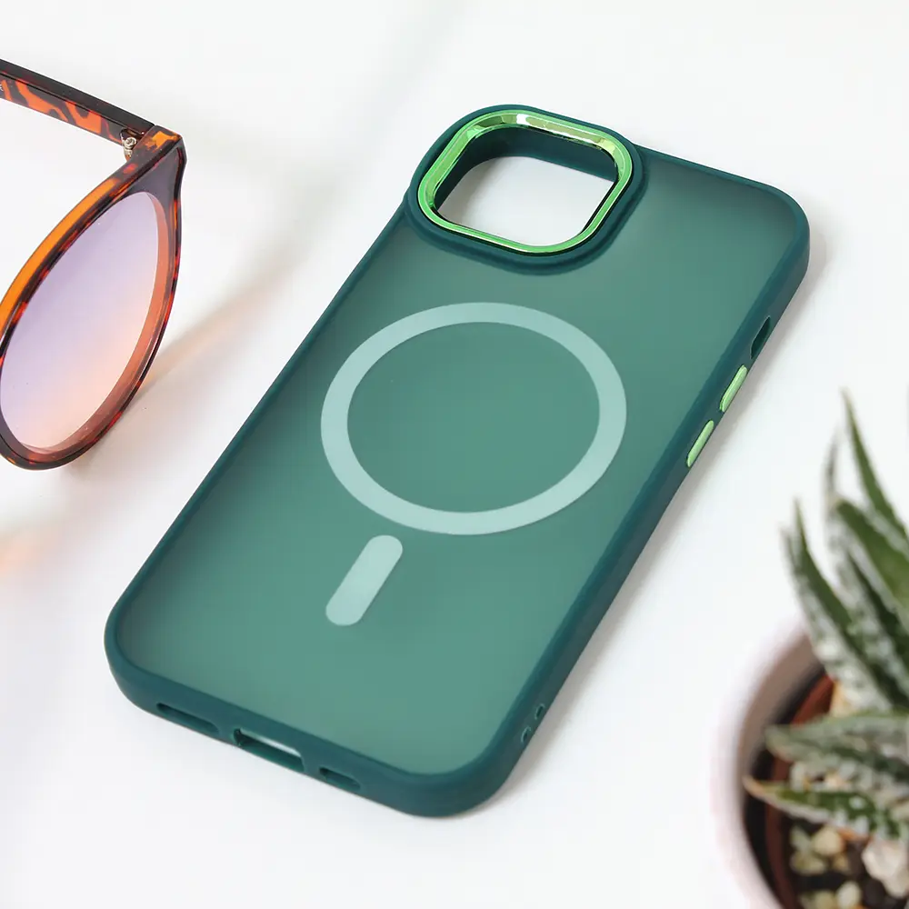 Torbica Magsafe Colorful za Iphone 14 6.1 Tamno Zelena