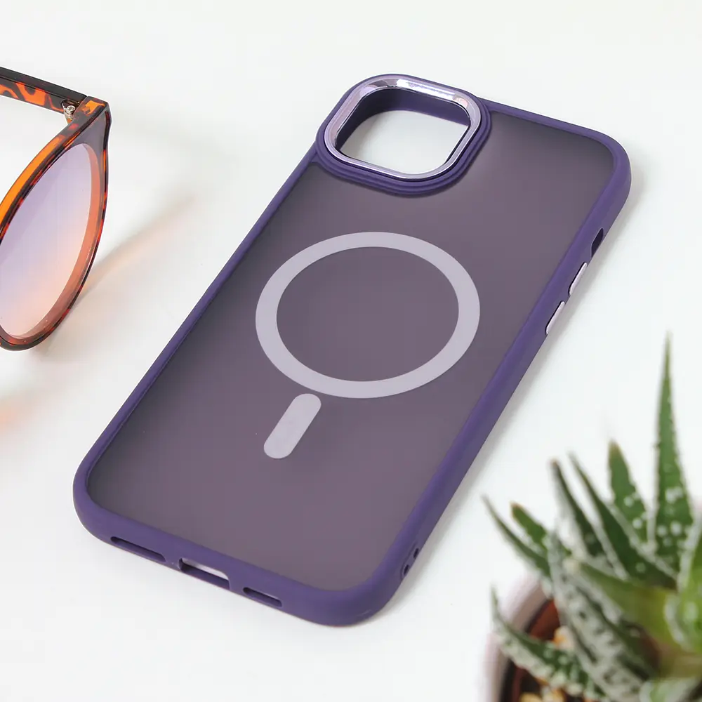 Torbica Magsafe Colorful za Iphone 15 Plus 6.7 Ljubicasta