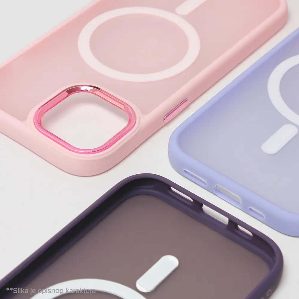 Torbica Magsafe Colorful za Iphone 15 Plus 6.7 Ljubicasta