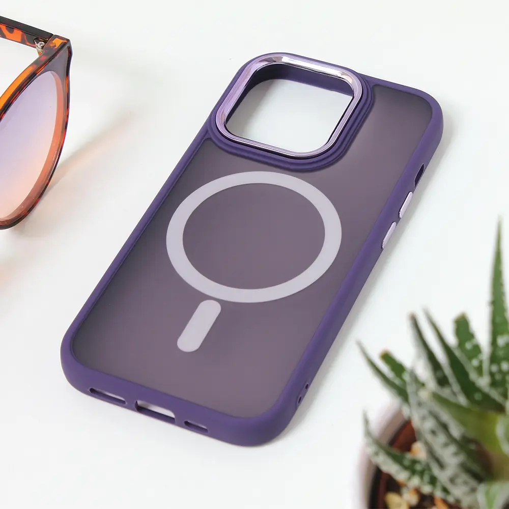 Torbica Magsafe Colorful za Iphone 15 Pro 6.1 Ljubicasta