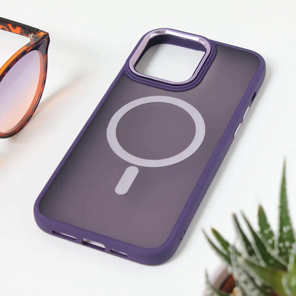Torbica Magsafe Colorful za Iphone 15 Pro Max 6.7 Ljubicasta