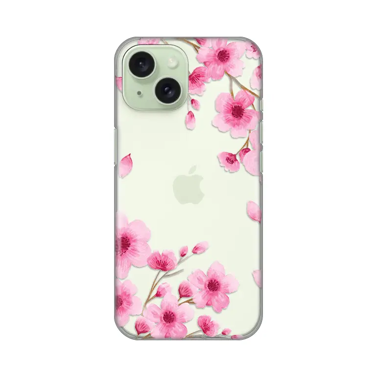 Torbica Silikonska Print Skin za Iphone 15 6.1 Rose Flowers