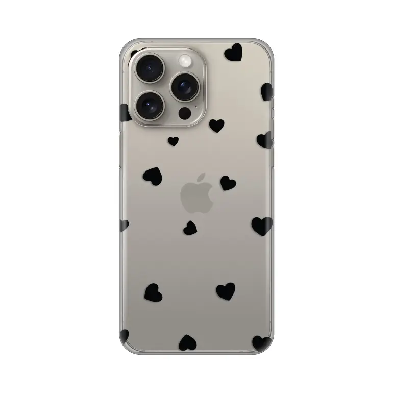 Torbica Silikonska Print Skin za Iphone 15 Pro Max 6.7 Hearts