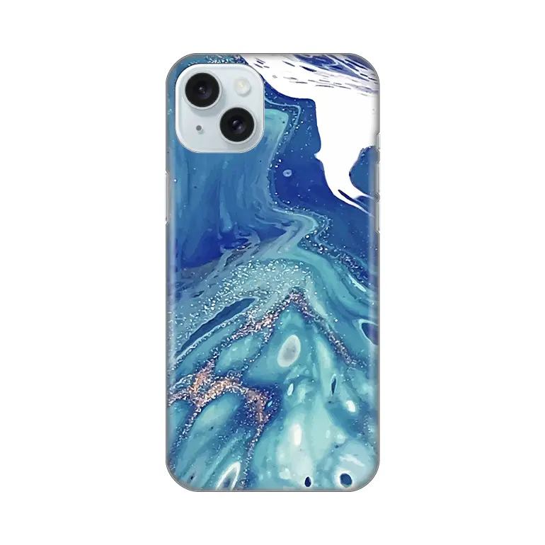 Torbica Silikonska Print za Iphone 15 Plus 6.7 Blue Marble