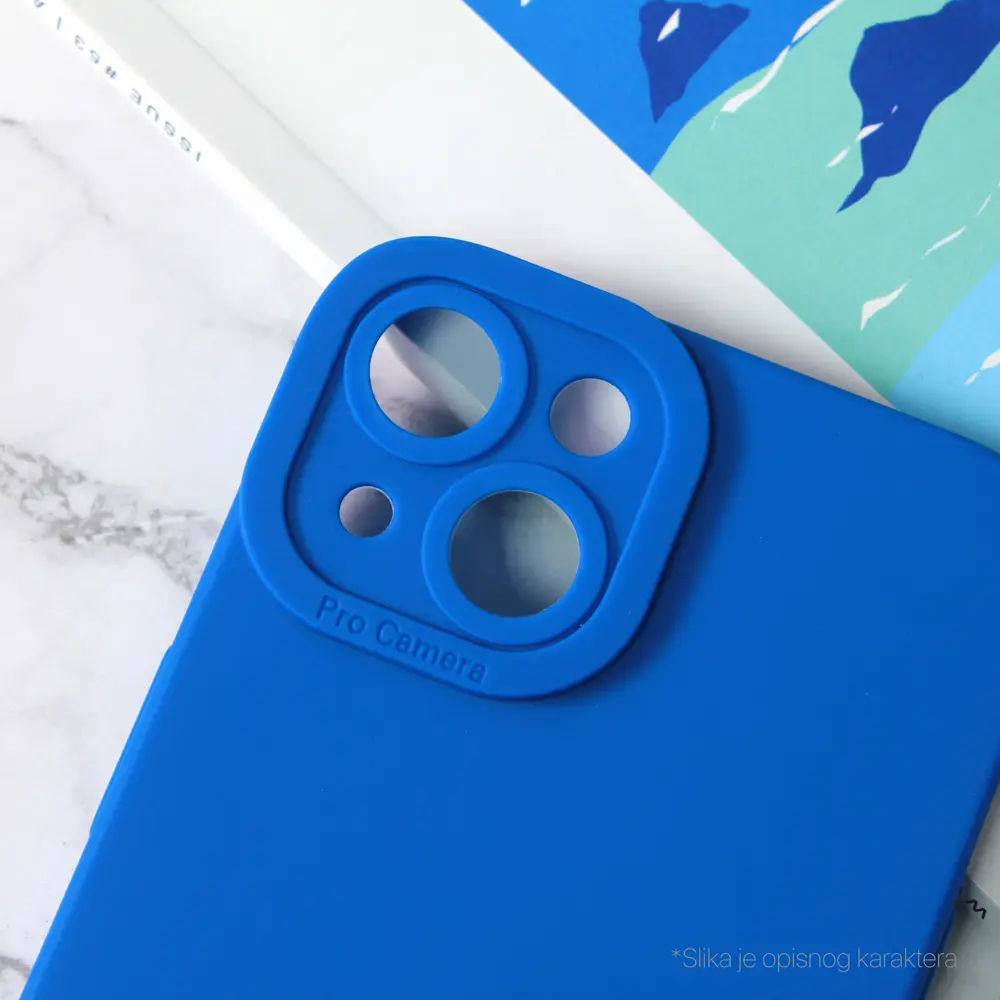 Torbica Silikon Pro Camera za Iphone 15 Pro 6.1 Ljubicasta