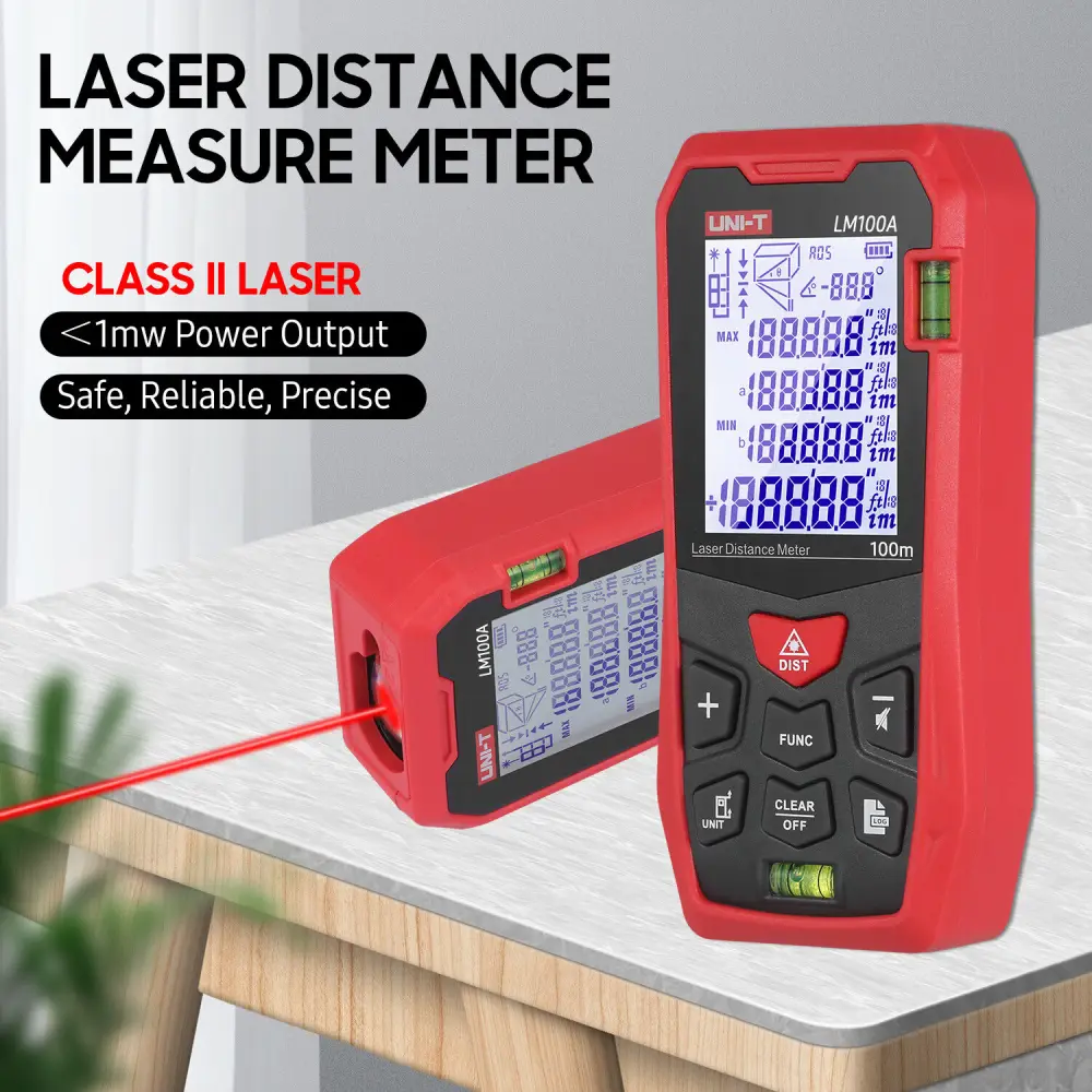 Laserski Merac Daljine Uni-t Lm120a Crveni