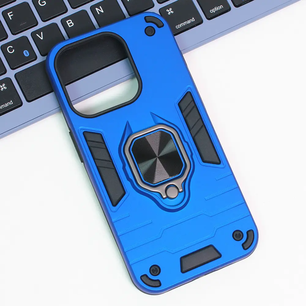 Torbica Cube Ring za Iphone 15 Pro 6.1 Plava