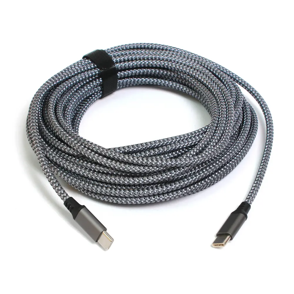 Data Kabl Fast Charging Fast Data Transfer Type C na Type C Sivi 8M