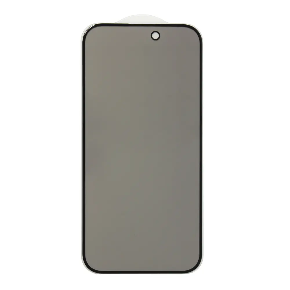 Zastitno Staklo Tempered Glass Privacy 2.5d Full Glue za Iphone 15 Pro 6.1 Crni