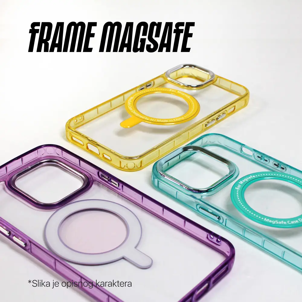 Torbica Frame Magsafe za Iphone 14 Pro 6.1 Plava