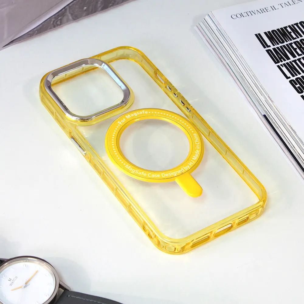 Torbica Frame Magsafe za Iphone 14 Pro 6.1 Zuta