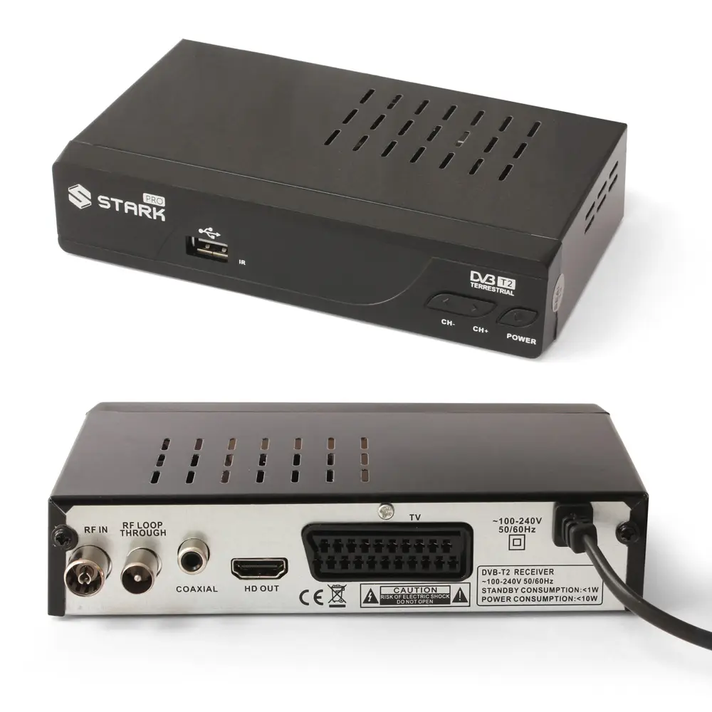Set Top BOX Stark PRO Dvb-t2 Crni