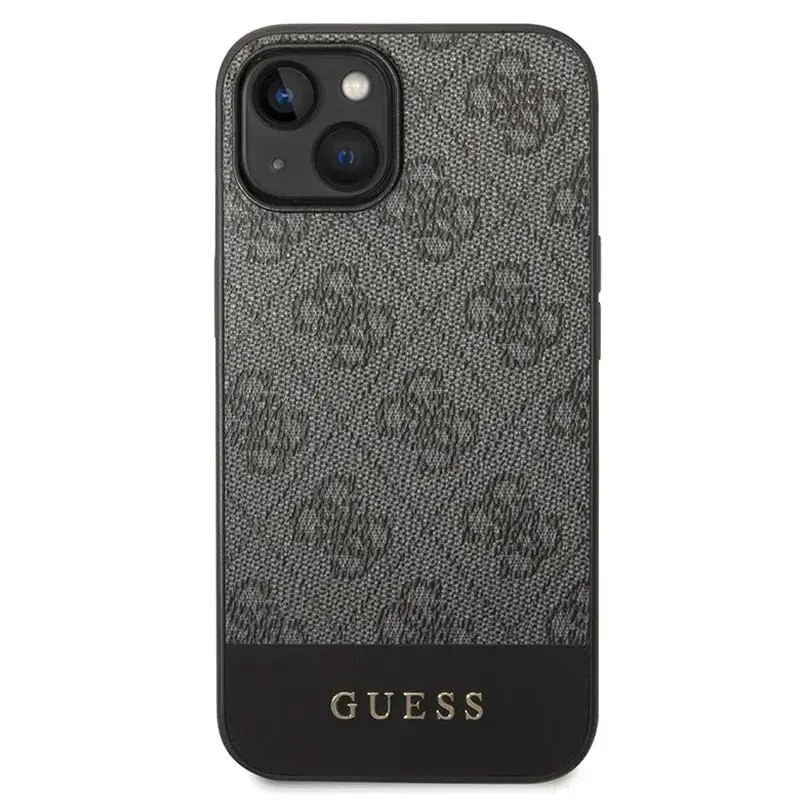 Torbica Guess Hc Pc/tpu 4G Pu Bottom Stripe za Iphone 15 6.1 Siva (guhcp15sg4glgr)