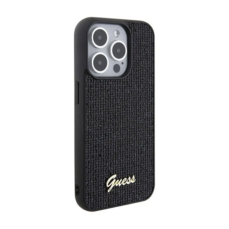 Torbica Guess Hc PU Disco Script Metal za Iphone 15 Pro 6.1 (guhcp15lpmsdgsk)