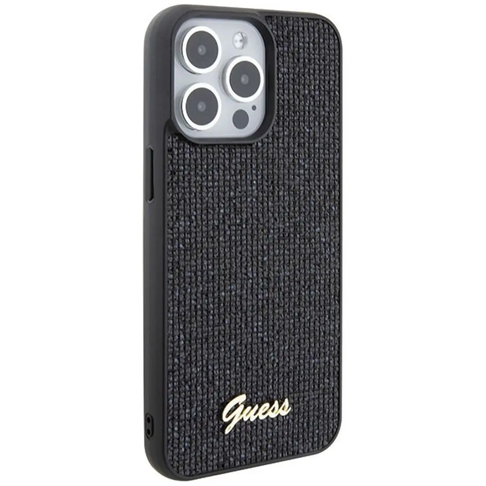 Torbica Guess Hc PU Disco Script Metal za Iphone 15 Pro Max 6.7 (guhcp15xpmsdgsk)
