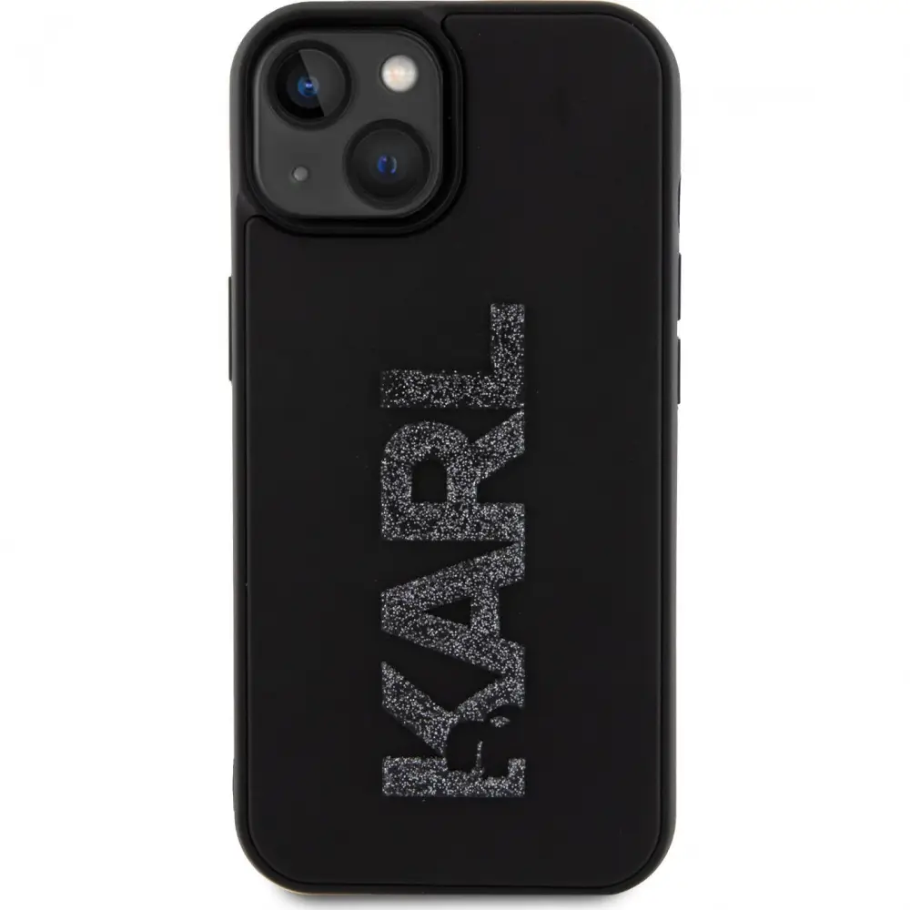 Torbica Karl Lagerfeld Hc 3D Logo Glitter za Iphone 15 6.1 Crna (klhcp15s3dmbkck)