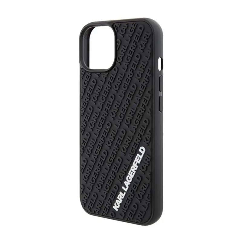 Torbica Karl Lagerfeld Hc 3D Multi Logo za Iphone 15 6.1 Crna (klhcp15s3dmkrlk)