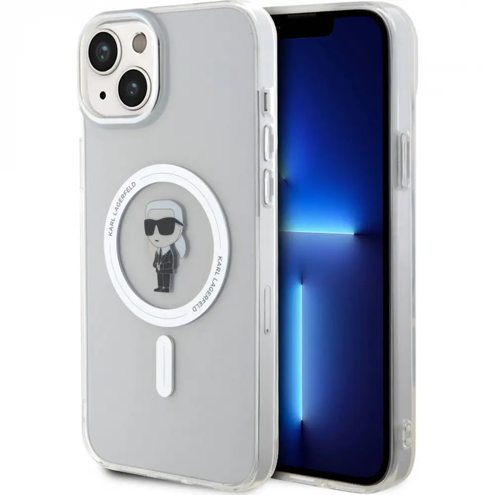 Torbica Karl Lagerfeld Hc Magsafe IML Ikonik za Iphone 15 6.1 Transparent (klhmp15shfcknot)