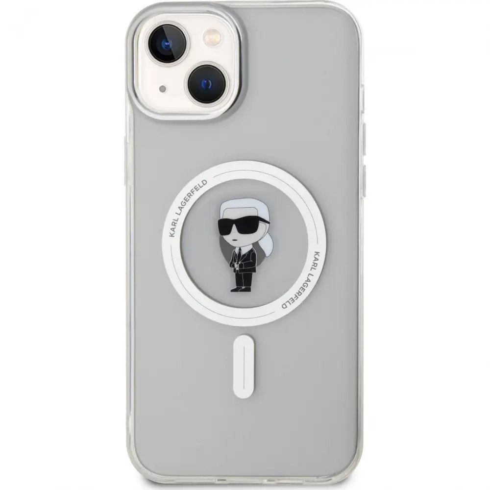 Torbica Karl Lagerfeld Hc Magsafe IML Ikonik za Iphone 15 6.1 Transparent (klhmp15shfcknot)