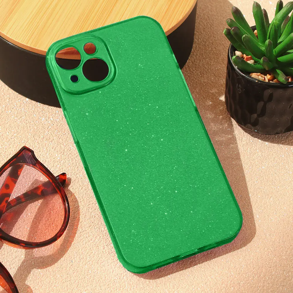 Torbica Sparkle Dust za Iphone 15 6.1 Zelena