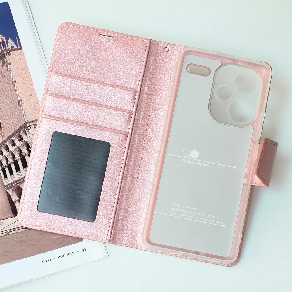 Torbica Hanman Canvas ORG za Xiaomi Redmi Note 13 Pro Plus Roze