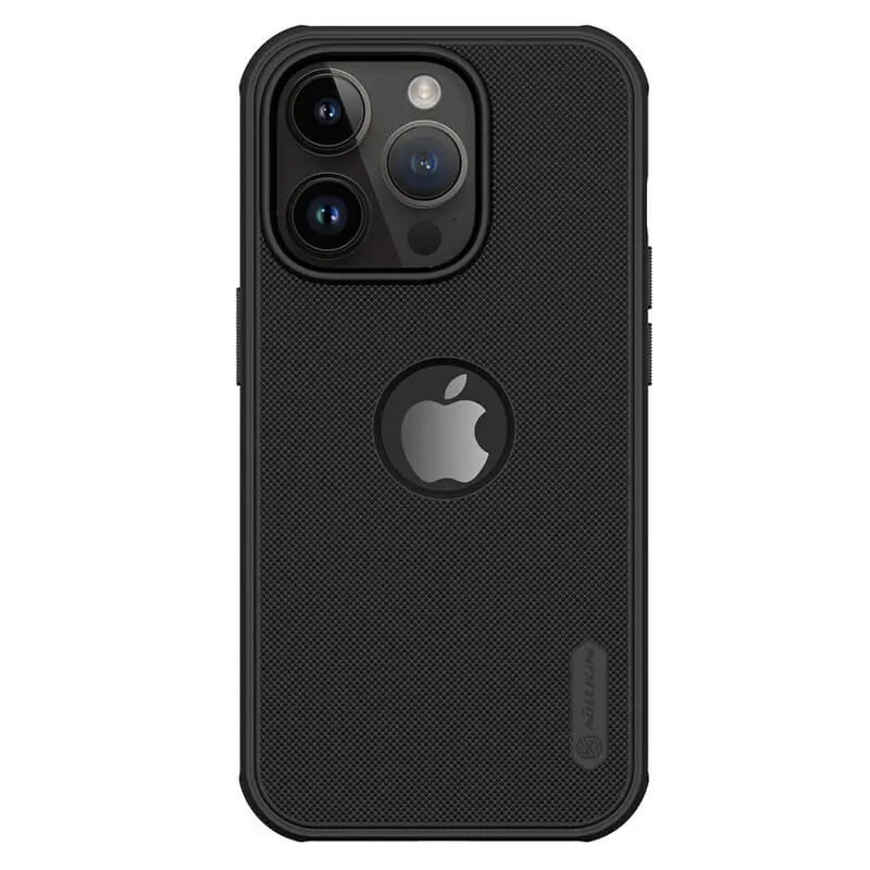 Torbica Nillkin Scrub Pro za Iphone 15 Pro 6.1 (sa Otvorom za Logo) Crna