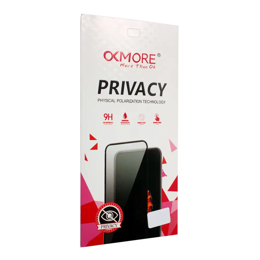 Zastitno Staklo Tempered Glass Privacy 2.5d Full Glue za Iphone 15 Plus 6.7 Crni