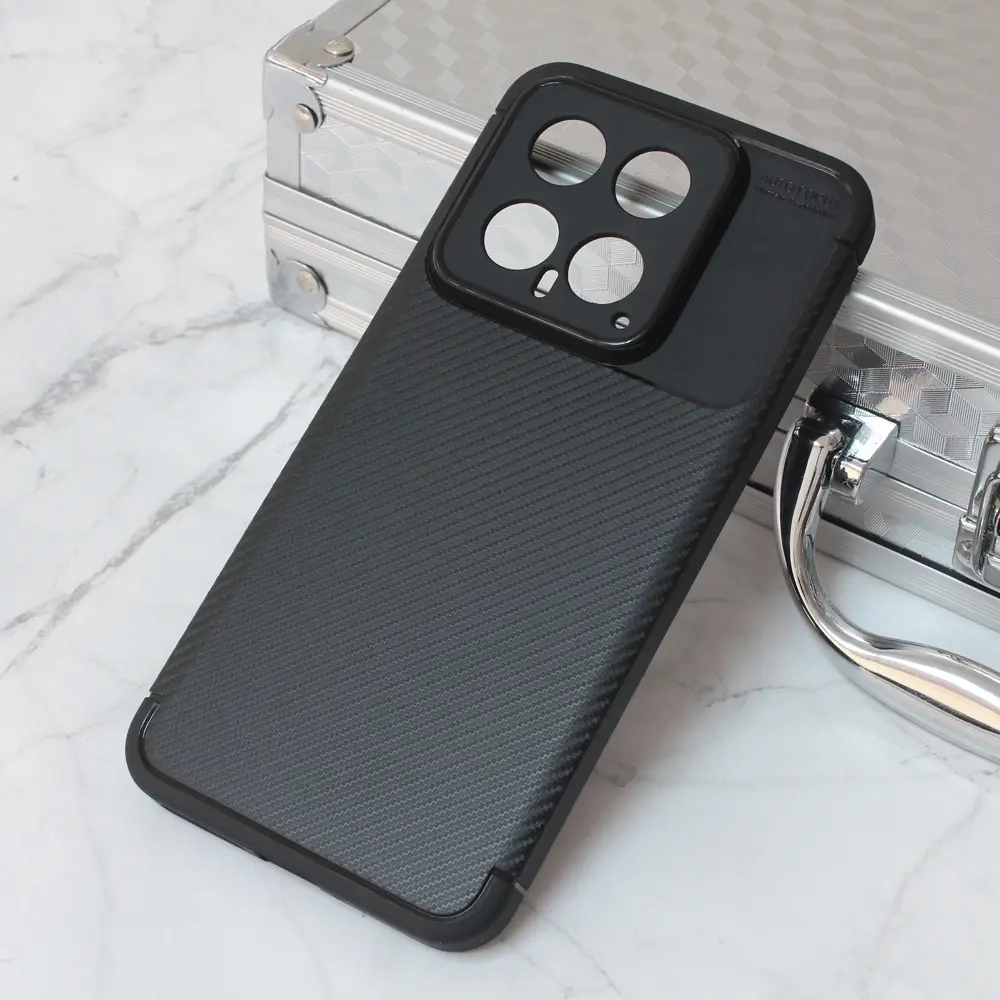 Torbica Defender Carbon za Xiaomi 14 Crna