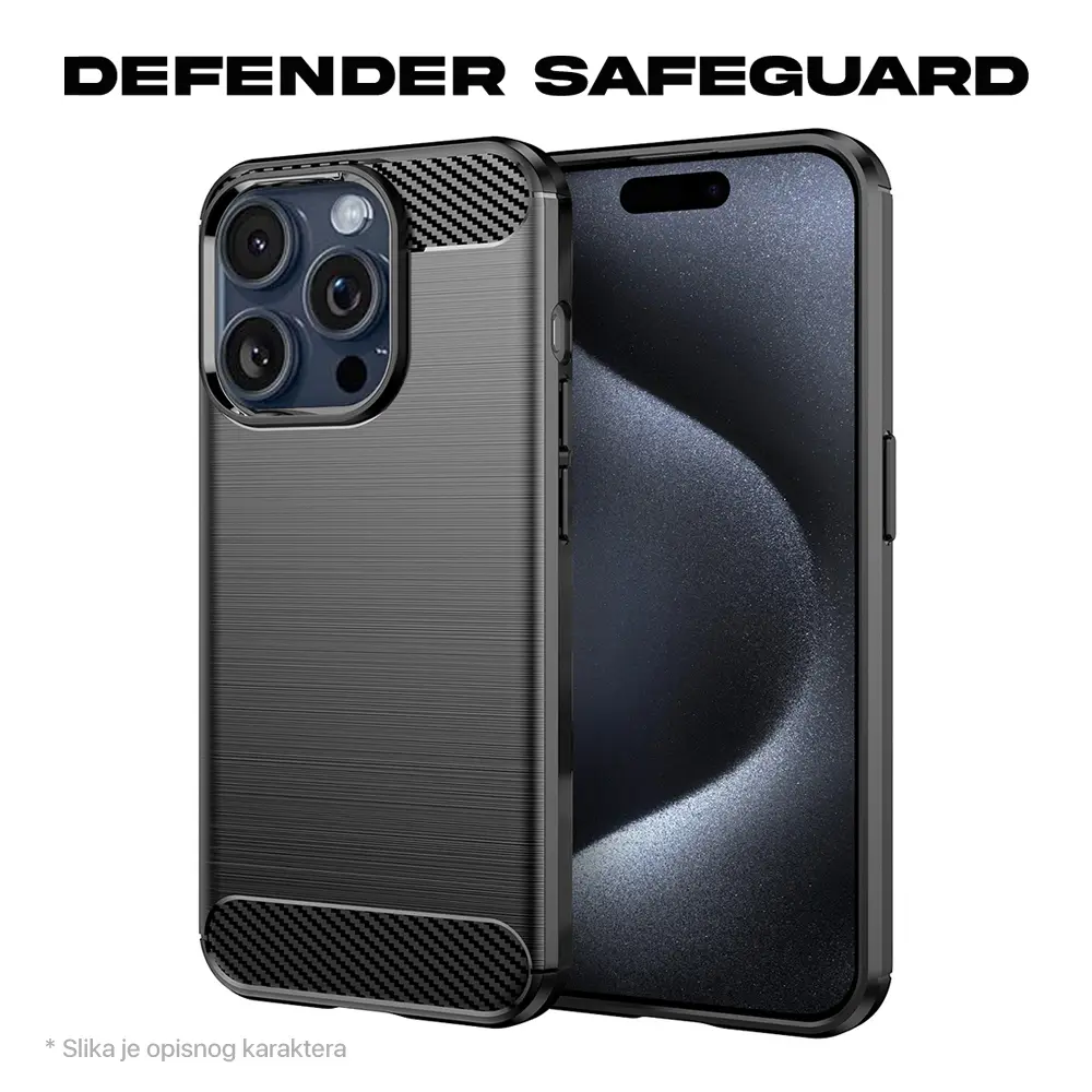 Torbica Defender Safeguard za Samsung S928B Galaxy S24 Ultra Crna