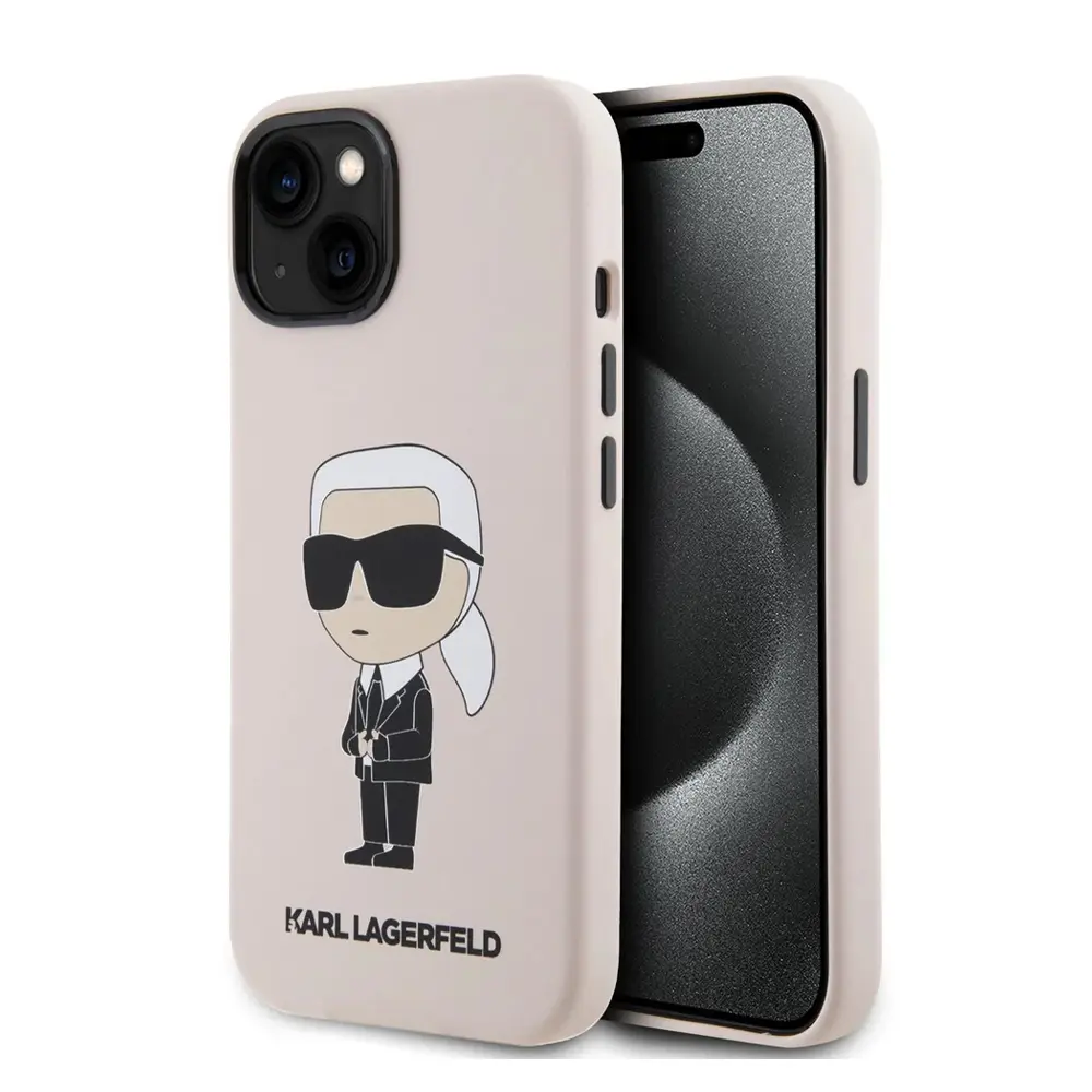 Torbica Karl Lagerfeld Hc Silicone NFT Ikonik za Iphone 15 6.1 Roze (klhcp15ssnikbcp)