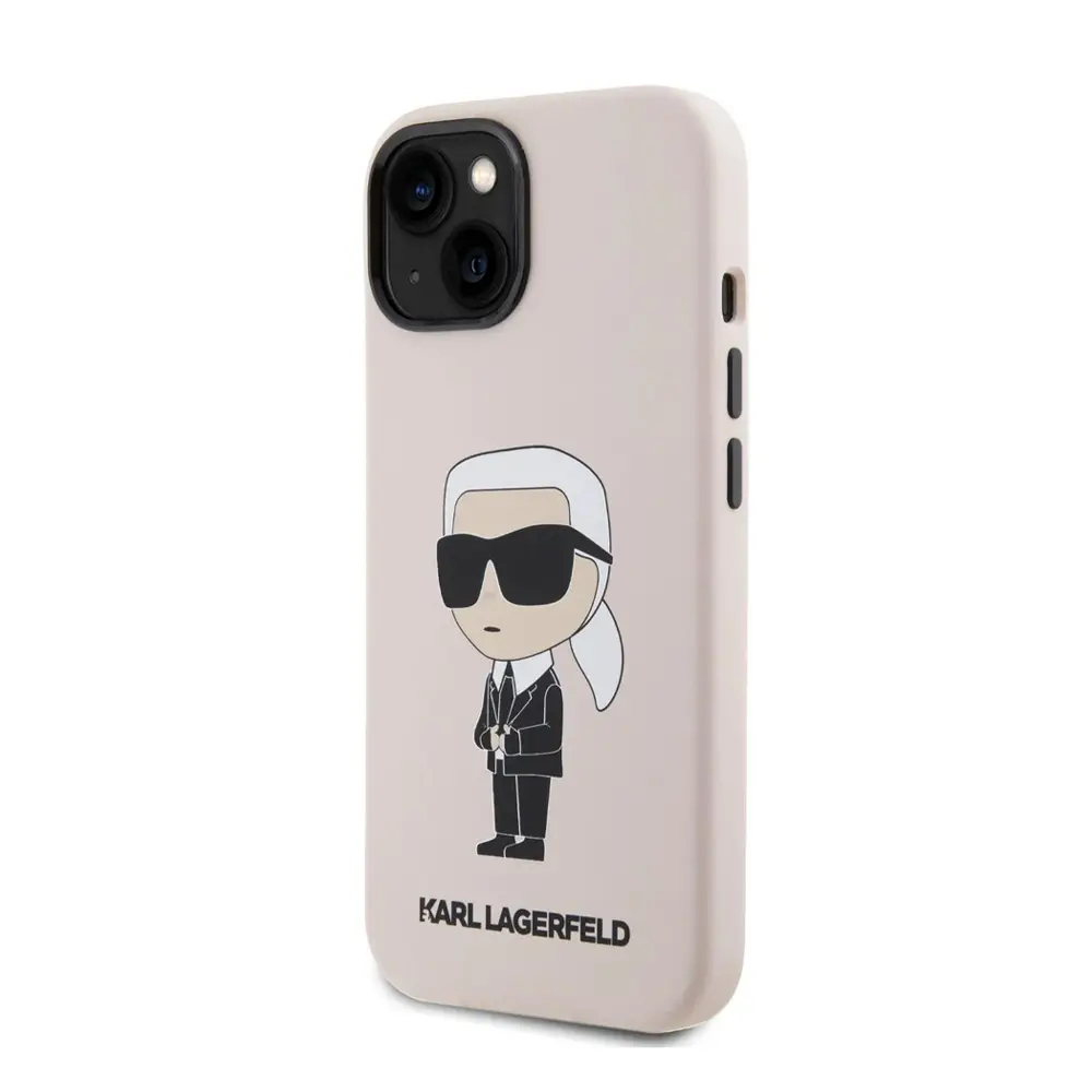 Torbica Karl Lagerfeld Hc Silicone NFT Ikonik za Iphone 15 6.1 Roze (klhcp15ssnikbcp)
