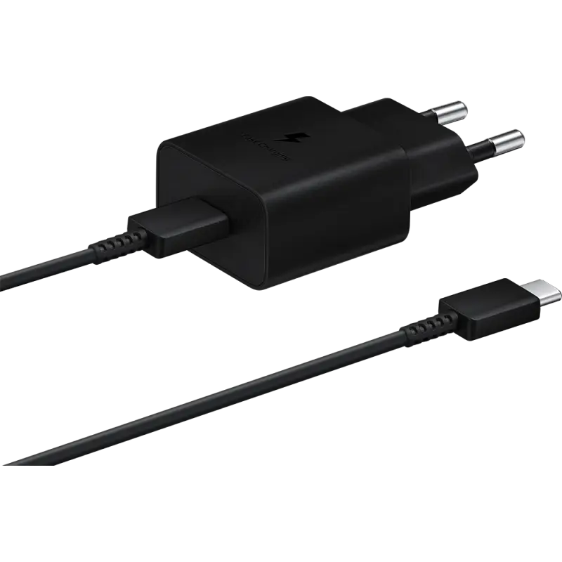 Samsung Kucni Punjac 15W Type C sa Kablom Crni (ep-t1510-xbe)
