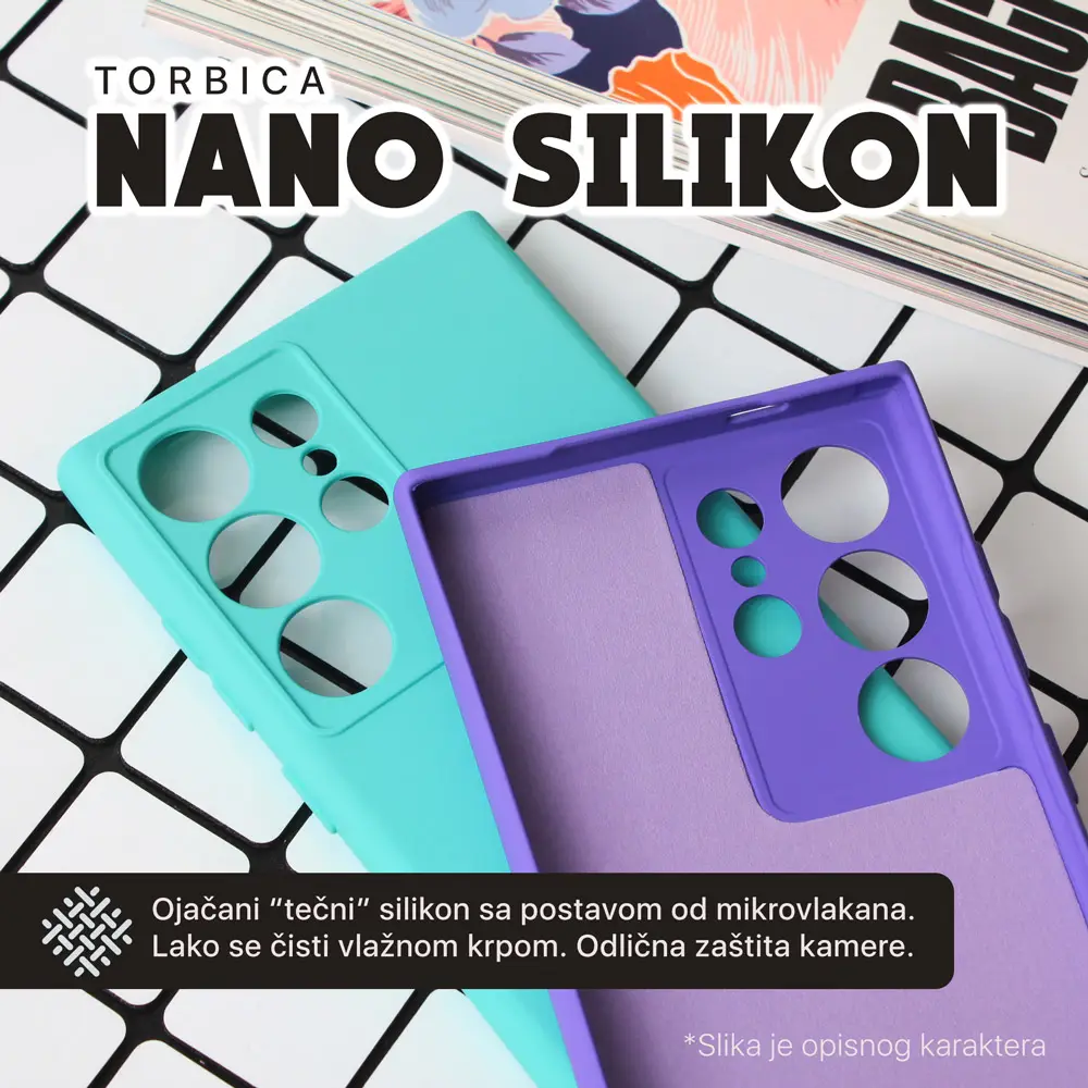 Torbica Nano Silikon za Samsung S928B Galaxy S24 Ultra Ljubicasta