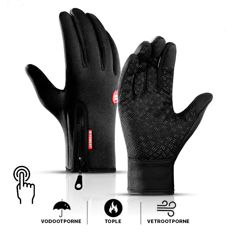 Rukavice za Touch Screen Forest Crne XL