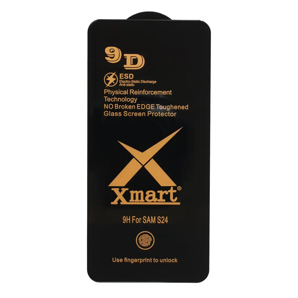 Zastitno Staklo Tempered Glass X Mart 9D za Samsung S921b/s931b Galaxy S24/s25 (fingerprint Unlock)
