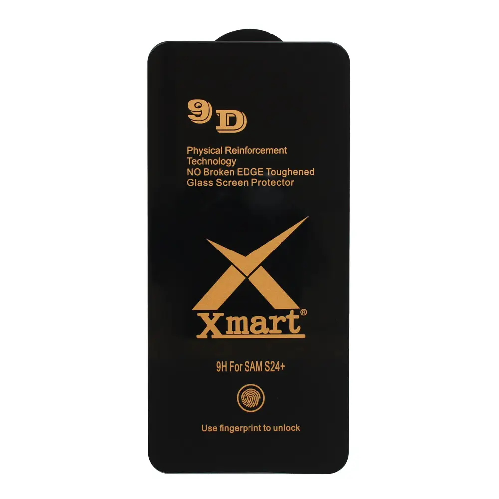 Zastitno Staklo Tempered Glass X Mart 9D za Samsung S926b/s936b Galaxy S24 Plus/s25 Plus (fingerprint Unlock)