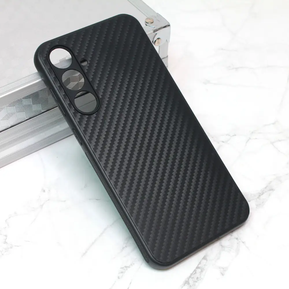 Torbica Carbon Fiber za Samsung S711U Galaxy S23 FE Crna
