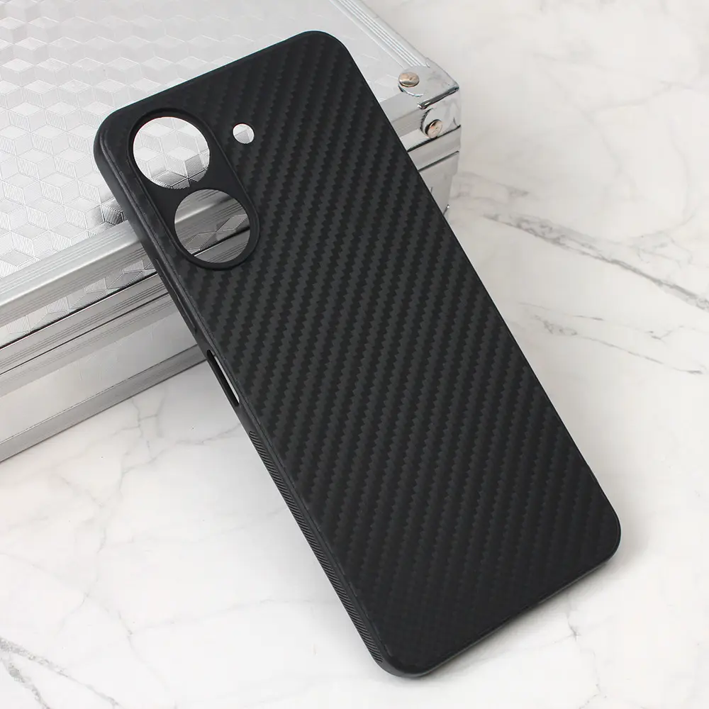 Torbica Carbon Fiber za Xiaomi Redmi 13C Crna