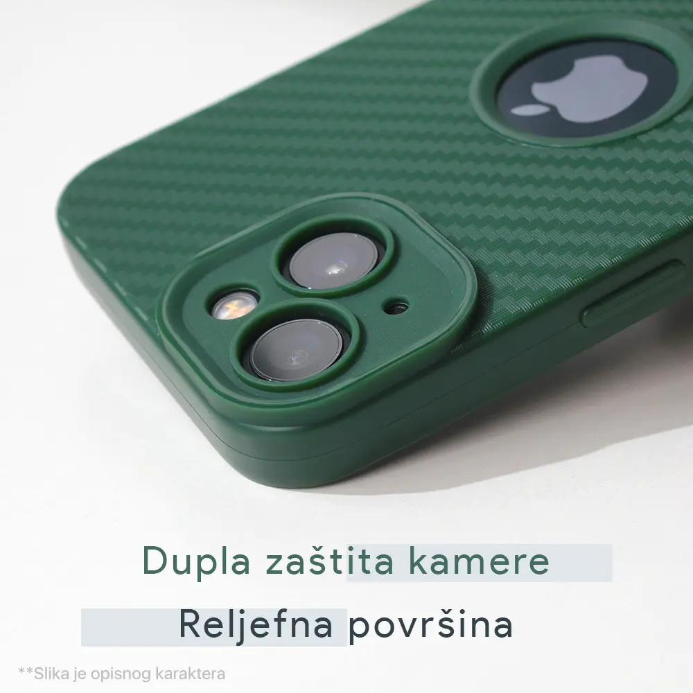 Torbica Carbon Stripe za Xiaomi Redmi A1 Crna