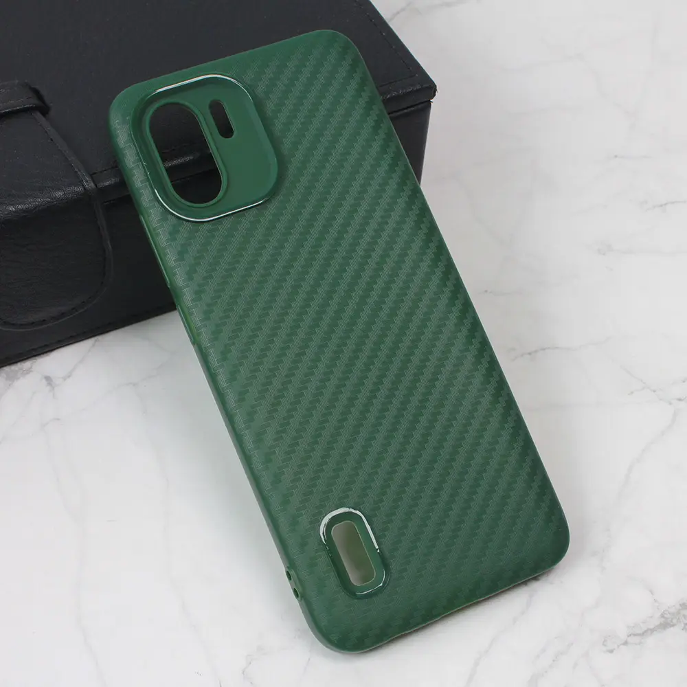 Torbica Carbon Stripe za Xiaomi Redmi A1 Zelena