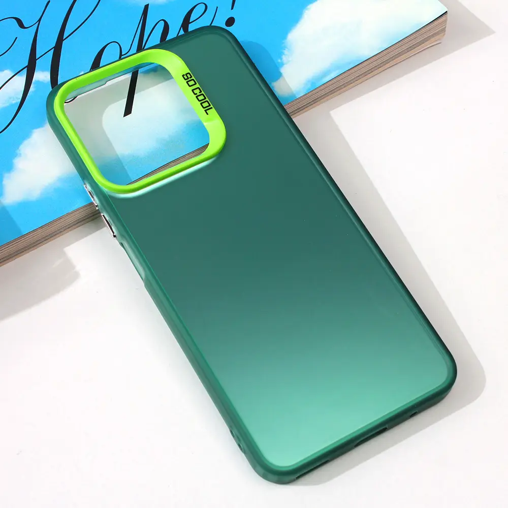 Torbica Clear za Honor X8A Zelena
