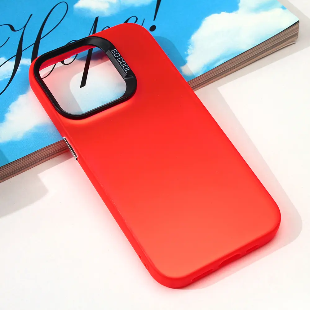 Torbica Clear za Iphone 15 Pro 6.1 Crvena