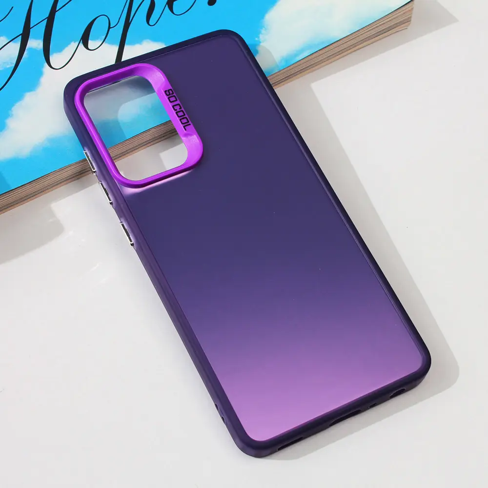 Torbica Clear za Samsung A525f/a526b/a528b Galaxy A52 4g/a52 5g/a52s 5G Ljubicasta